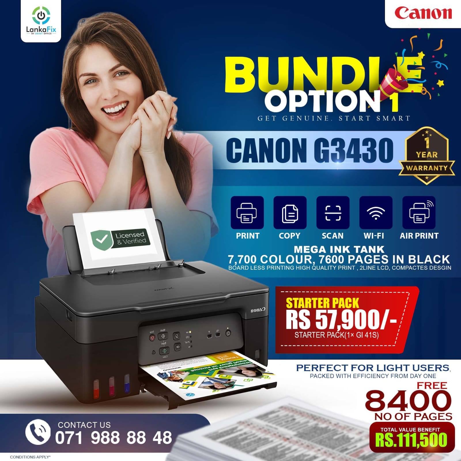 Canon G3430 Printer