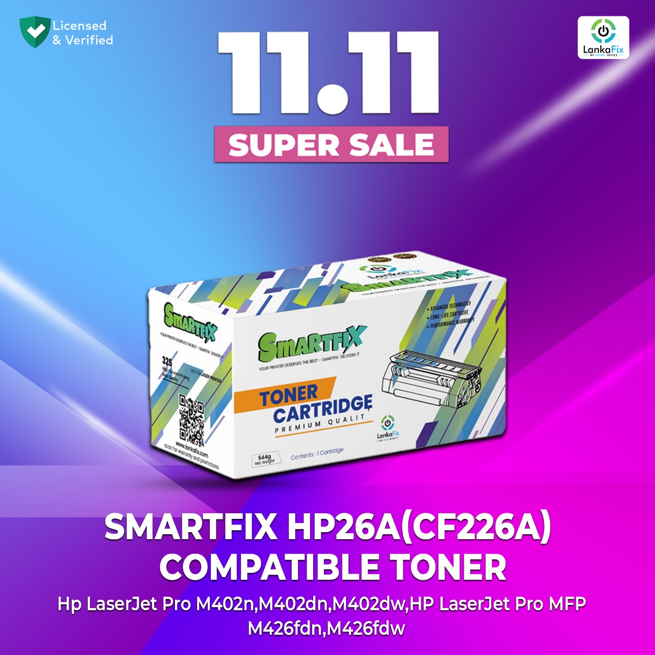 SMARTIX HP26A TONER
