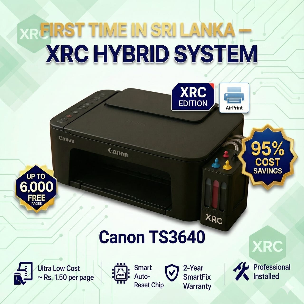 Canon PIXMA TS3640 XRC Edition