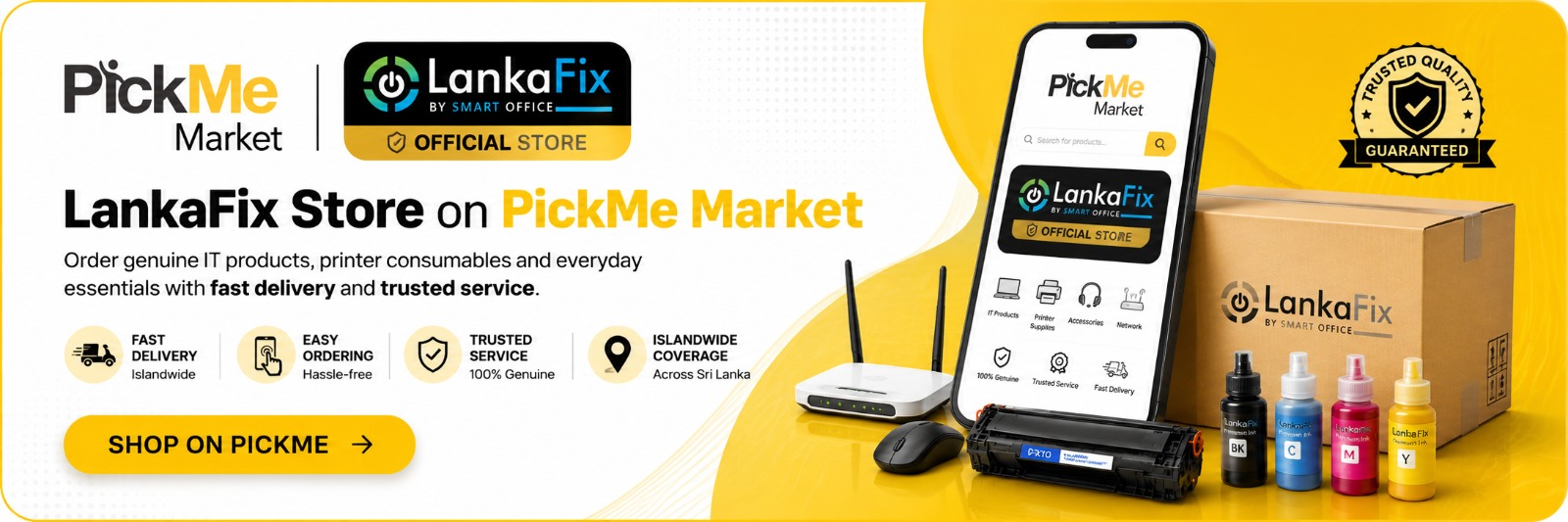 LankaFix Store on PickMe Market — official store with fast islandwide delivery